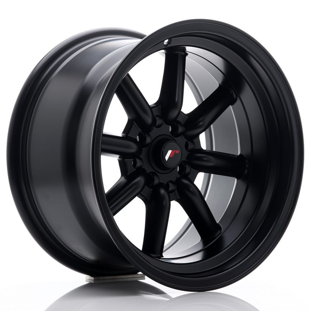 JR Wheels JR6 16x9 ET20 4x100/108 Gloss Black w/Machined Lip