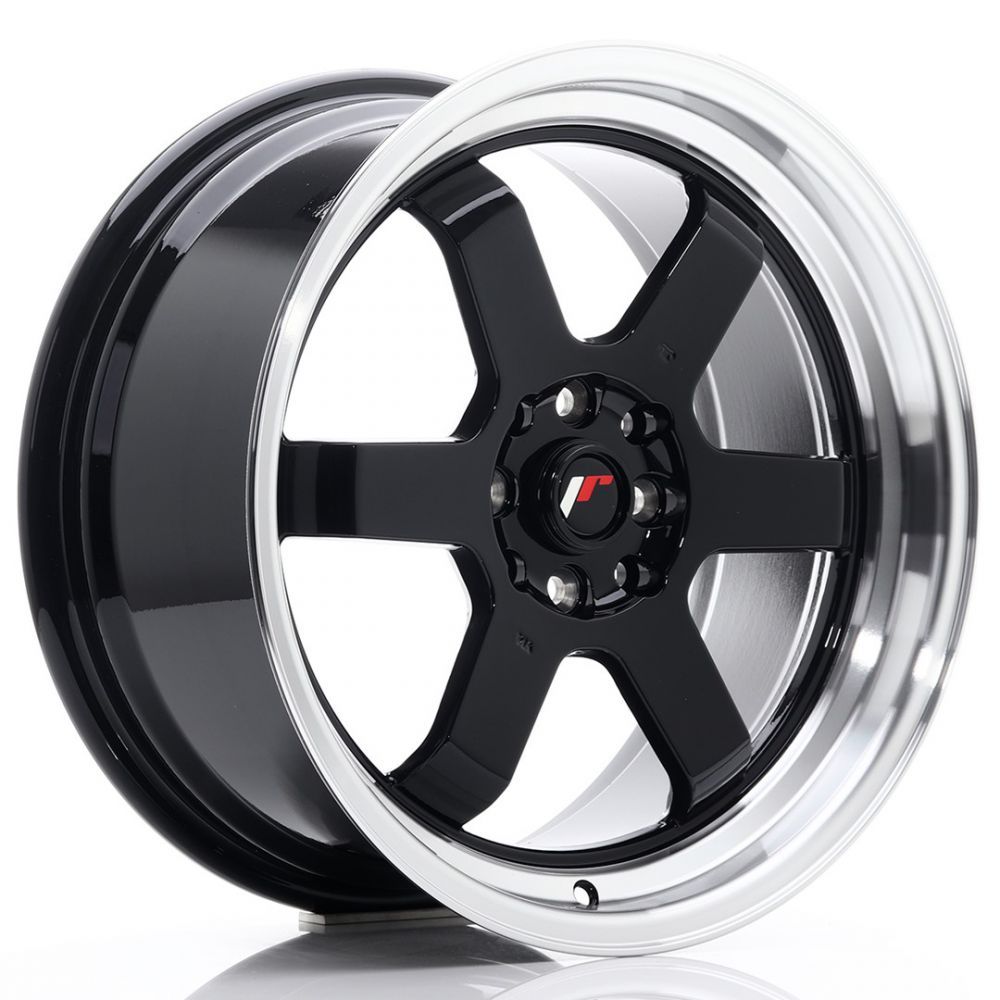 ALU PLATIŠČA JR Wheels JR12 17x8 ET33 5x100/114 Gloss Black