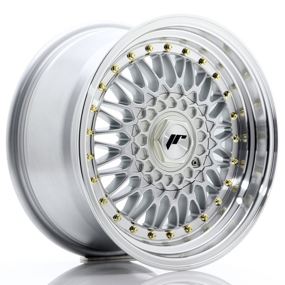 ALU PLATIŠČA JR Wheels JR9 16x8 ET25 5x100/114,3 Silver w/Machined Lip