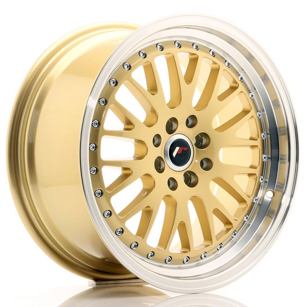 ALU PLATIŠČA JR Wheels JR10 17x8 ET35 4x100/114 Gold w/Machined Lip