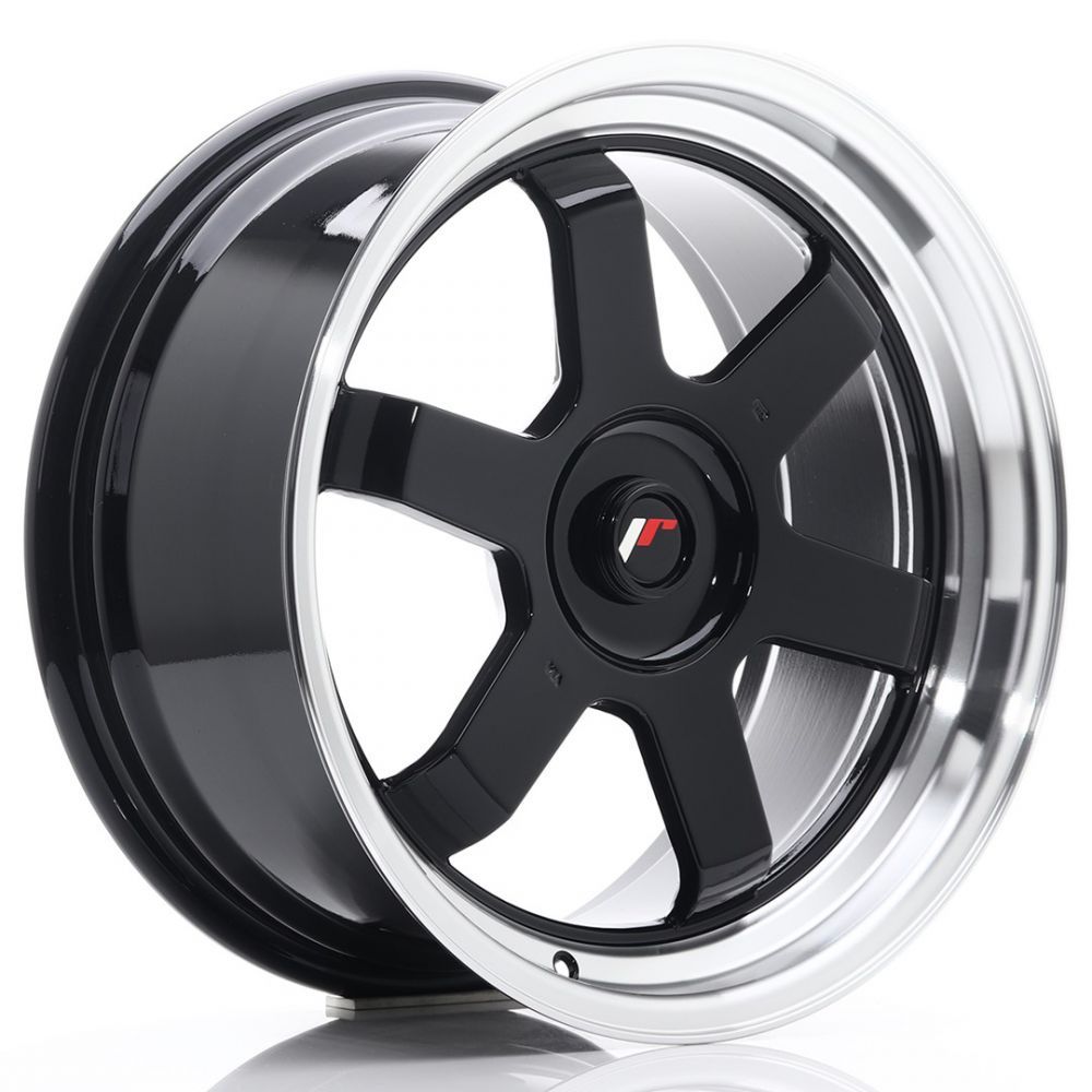 ALU PLATIŠČA JR Wheels JR12 17x8 ET35 Blank Gloss Black