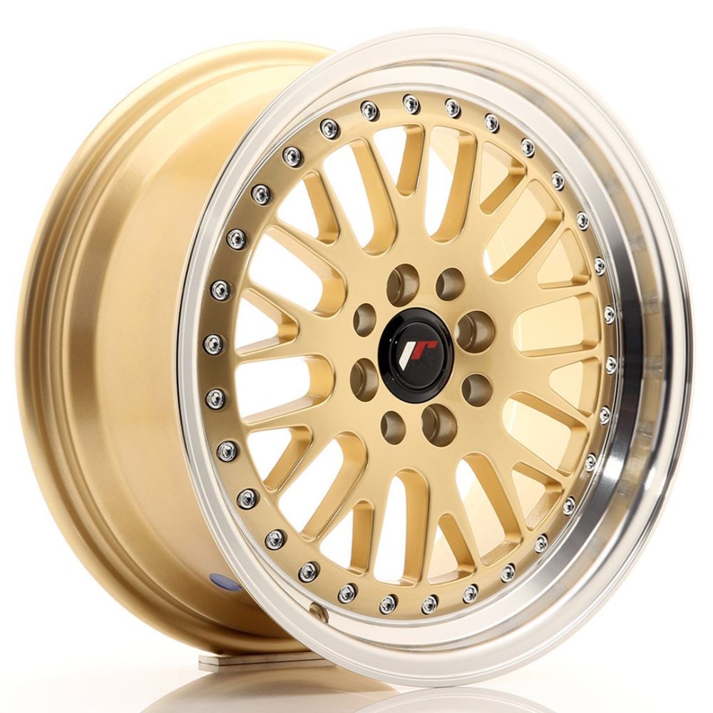 ALU PLATIŠČA JR Wheels JR10 16x7 ET30 4x100/108 Gold w/Machined Lip