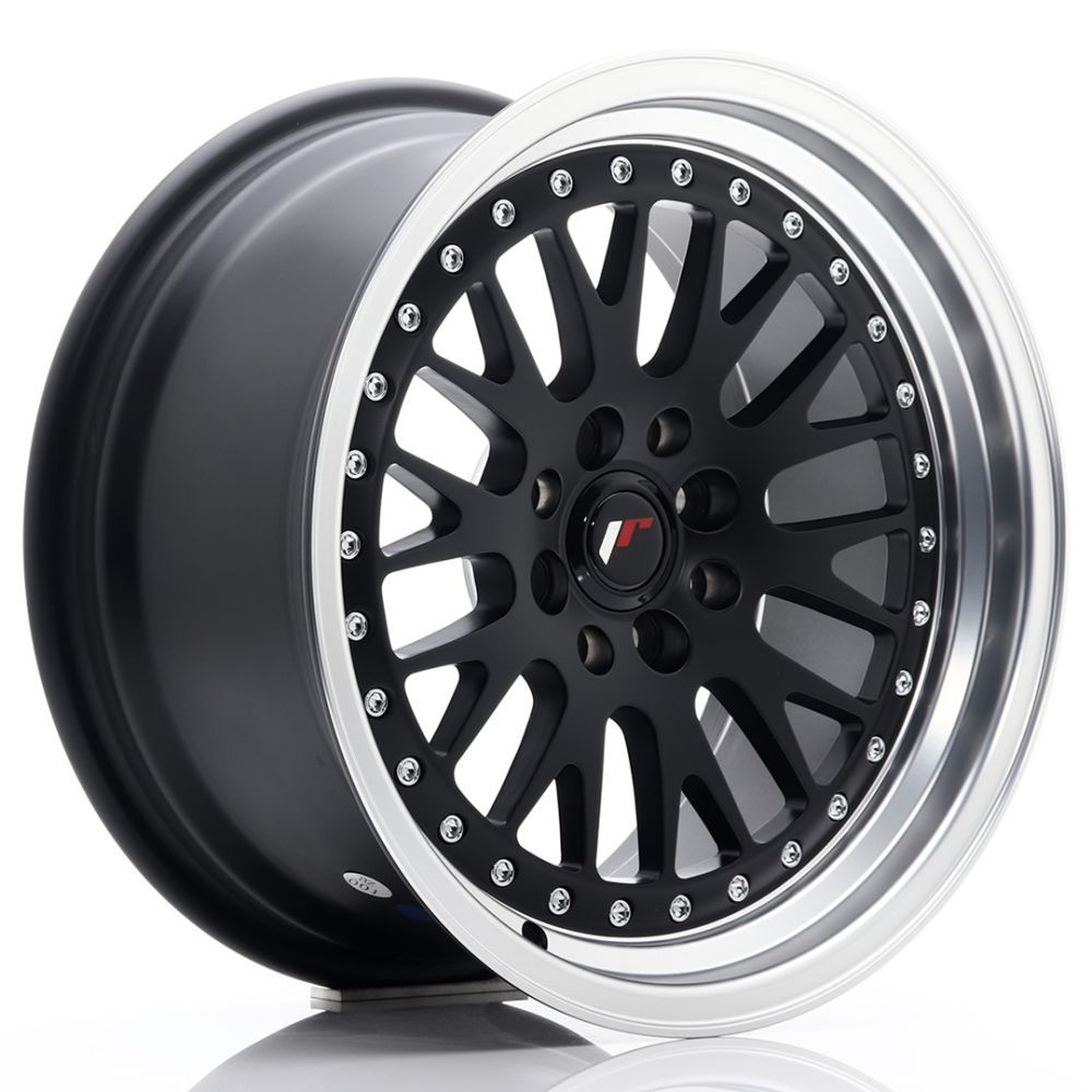 ALU PLATIŠČA JR Wheels JR10 16x8 ET20 4x100/108 Matt Black w/Machined Lip