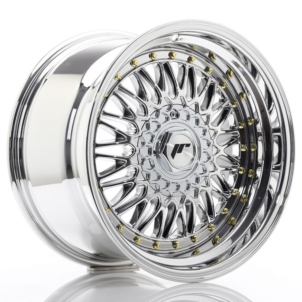 JR Wheels JR9 17x10 ET20 4x100/108 Silver w/Machined Lip