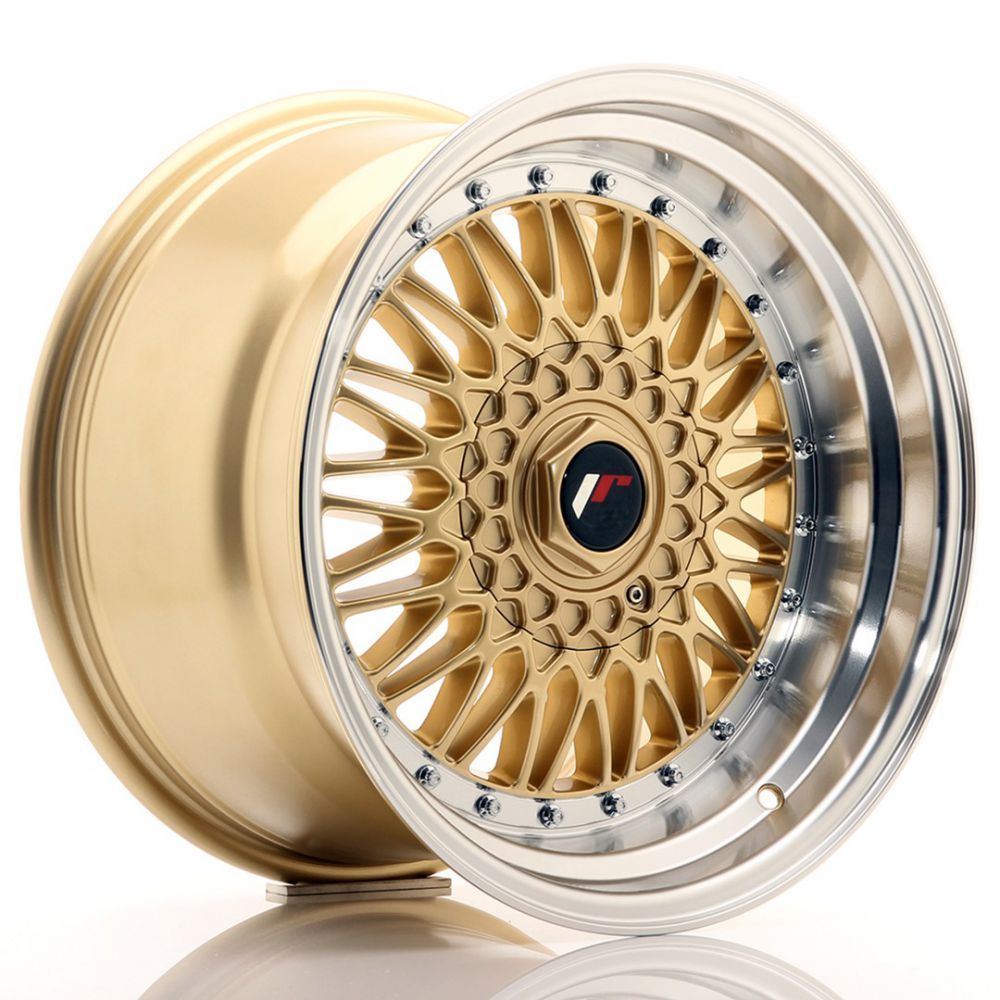 ALU PLATIŠČA JR Wheels JR9 17x10 ET20 BLANK Gold w/Machined Lip