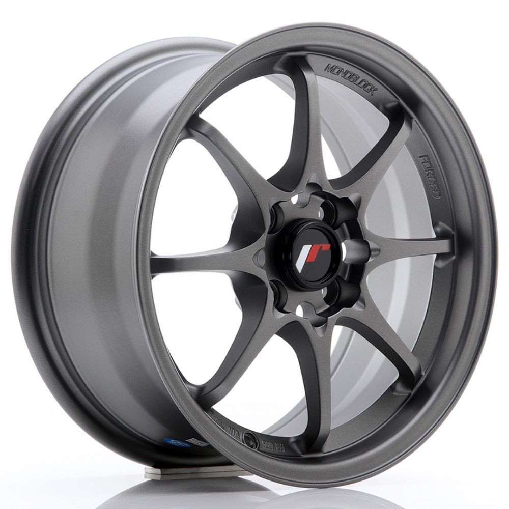 JR Wheels JR5 15x7 ET35 4x100 Matt Gun Metal