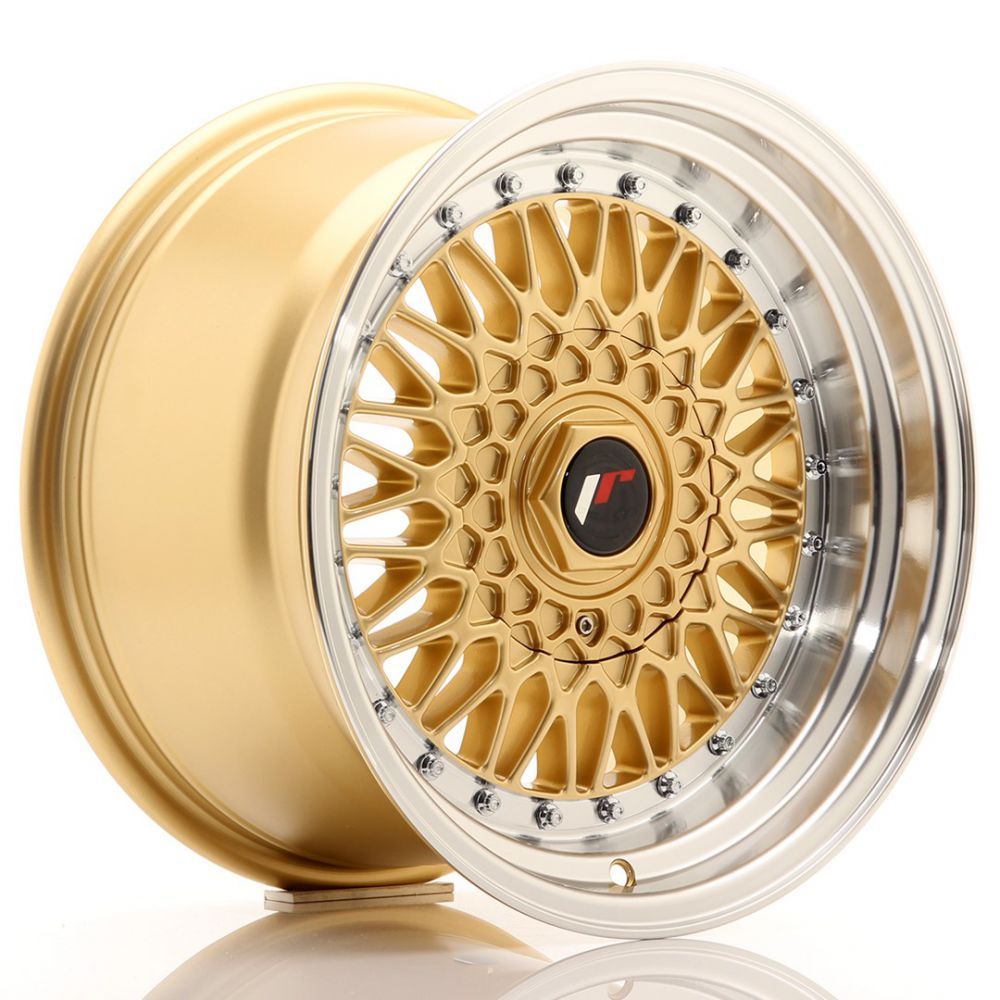 ALU PLATIŠČA JR Wheels JR9 16x9 ET20 BLANK Gold w/Machined Lip