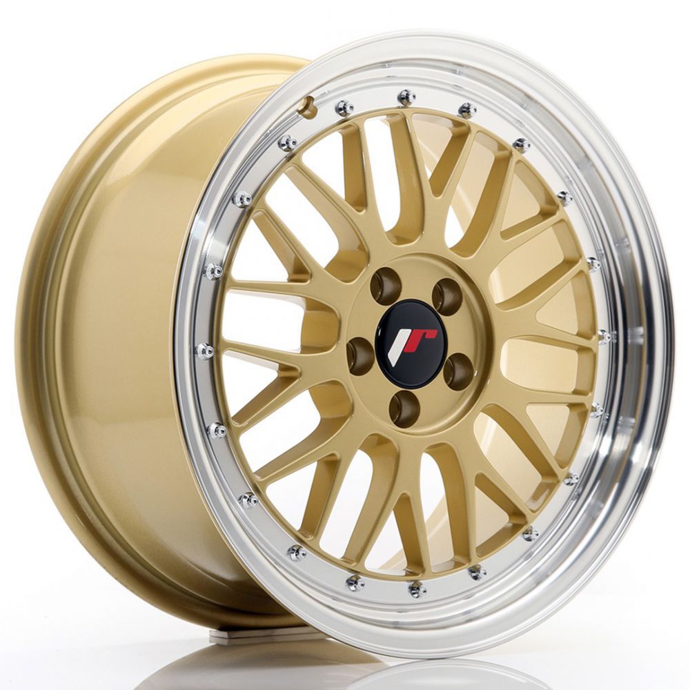 ALU PLATIŠČA JR Wheels JR23 17x8 ET35 5x100 Gold w/Machined Lip