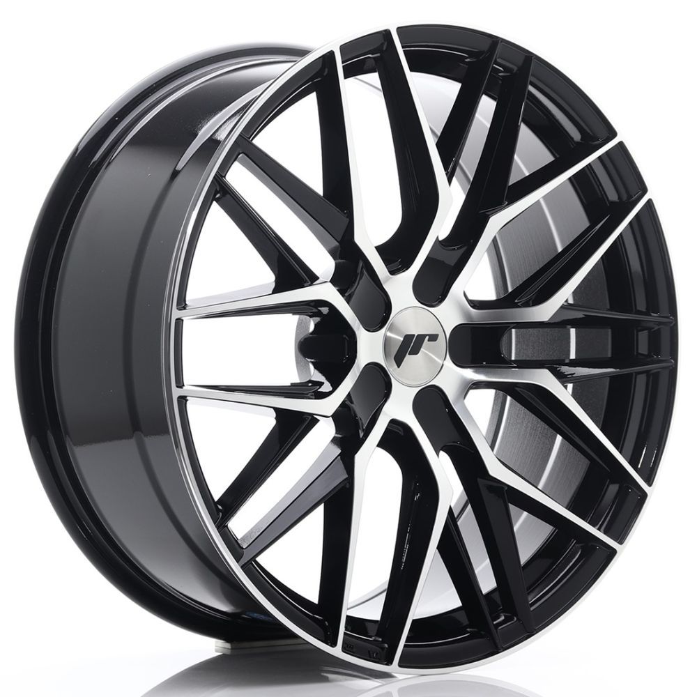 JR Wheels JR28 20x8,5 ET20-40 5H BLANK Gloss Black Machined Face