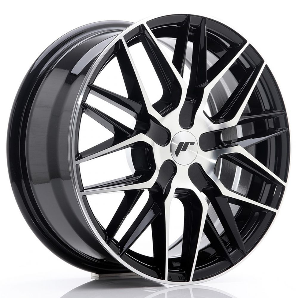 ALU PLATIŠČA JR Wheels JR28 17x8 ET25-40 BLANK Gloss Black Machined Face