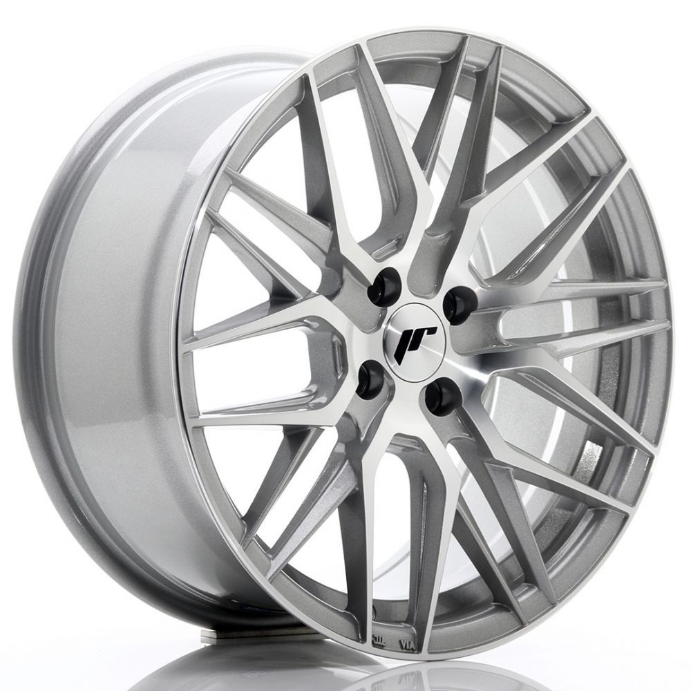 ALU PLATIŠČA JR Wheels JR28 17x8 ET40 4x100 Silver Machined Face