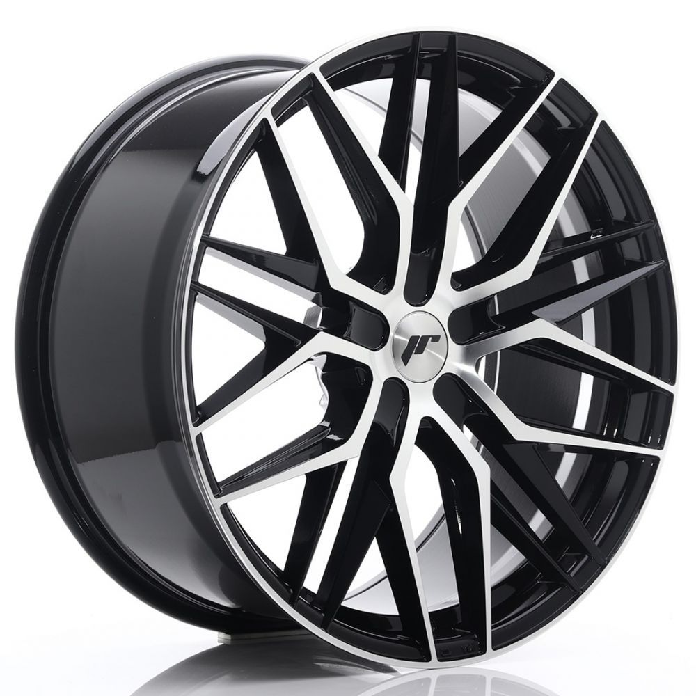 ALU PLATIŠČA JR Wheels JR28 22x10,5 ET15-50 5H BLANK Gloss Black Machined Face