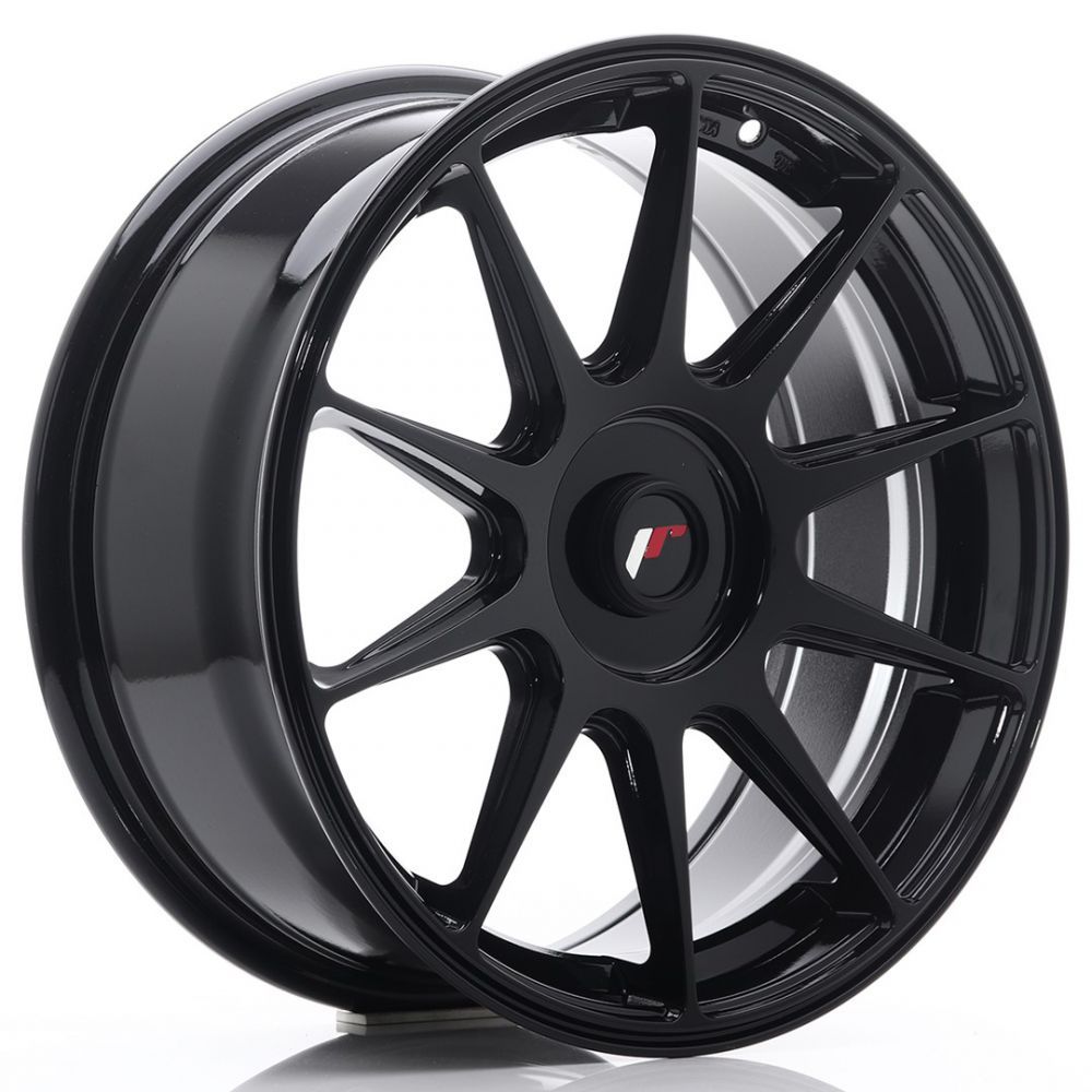 ALU PLATIŠČA JR Wheels JR11 17x7,25 ET35-40 Blank Glossy Black