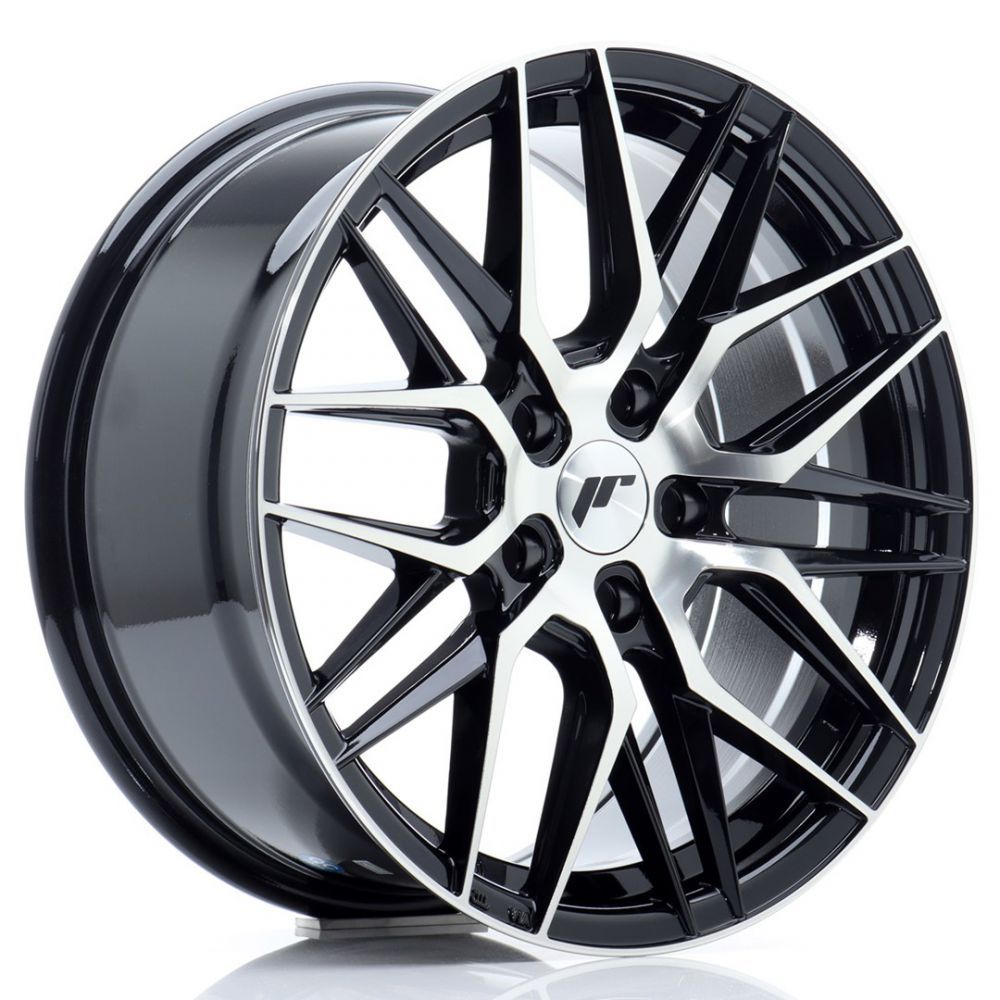 ALU PLATIŠČA JR Wheels JR28 17x8 ET40 5x114,3 Gloss Black Machined Face