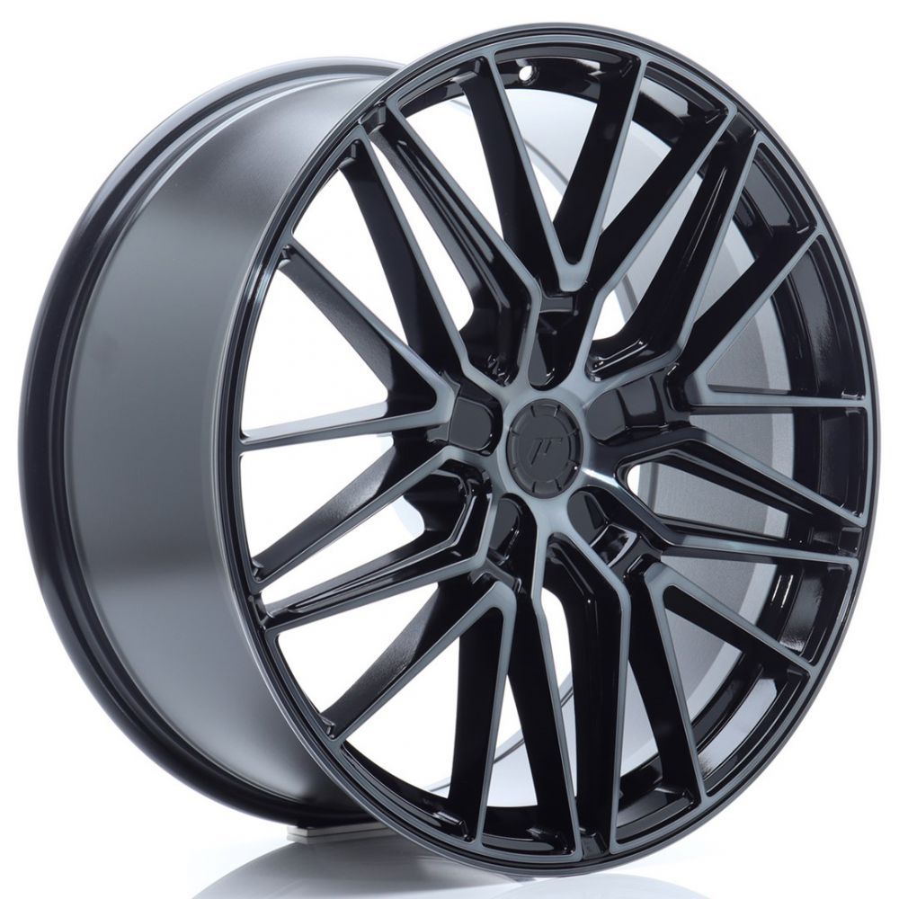 ALU PLATIŠČA JR Wheels JR38 21x9 ET10-52 5H BLANK Black Brushed w/Tinted Face