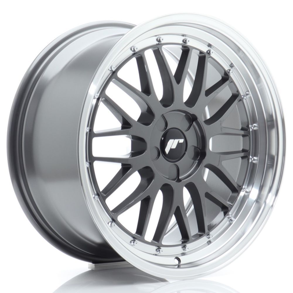 ALU PLATIŠČA JR Wheels JR23 19x9 ET20-40 5H BLANK Hyper Gray w/Machined Lip