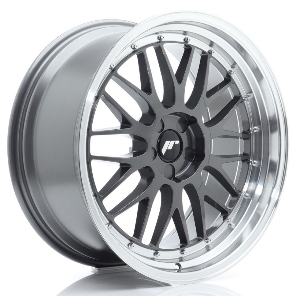 JR Wheels JR23 20x9,5 ET20-35 5H BLANK Hyper Gray w/ Machined Lip