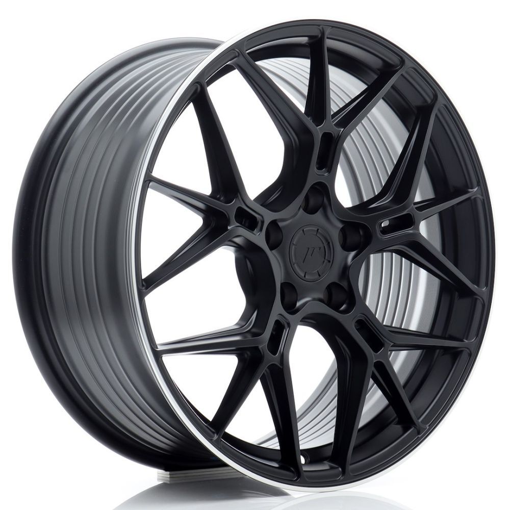 JR Wheels JR51 18x8 ET45 5x112 Satin Black w/ Machined Lip