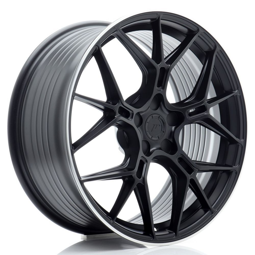 JR Wheels JR51 19x8,5 ET20-45 5H BLANK Satin Black w/ Machined Lip