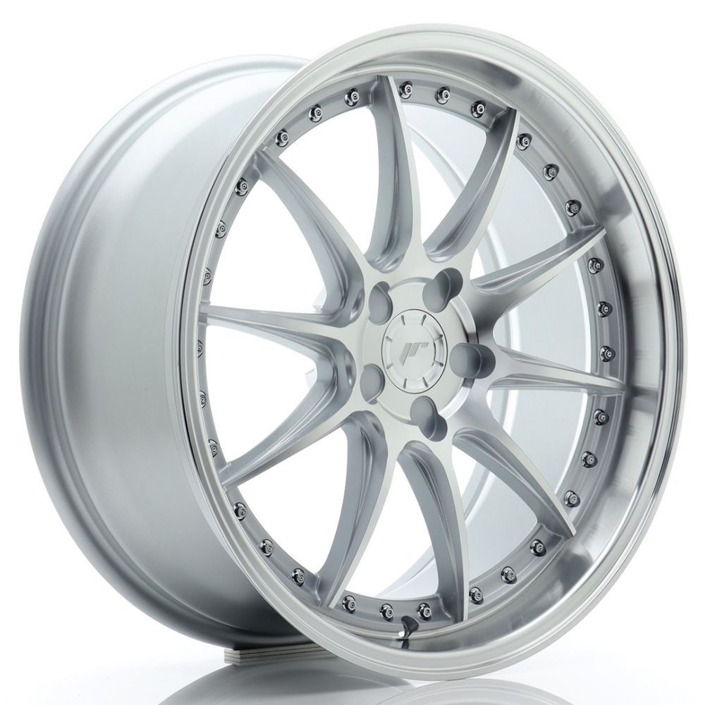 JR Wheels JR41 19x8,5 ET15-35 5H BLANK Silver Machined Face