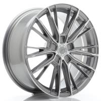JR Wheels JR52 18x8 ET20-45 5H BLANK Titanium Machined Face