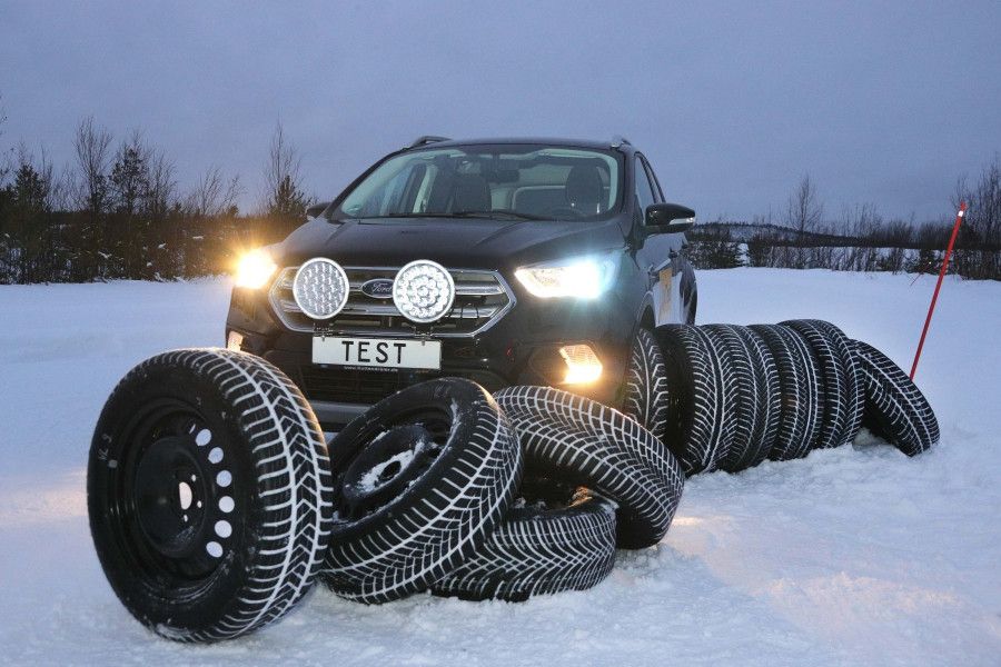 AMZS test 28 zimskih pnevmatik dveh dimenzij: 205/55 R 16 in 235/55 R 17