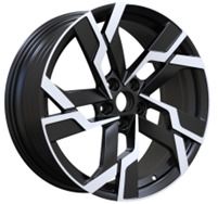  R19x8 5X112 ET 41 57.1 YF5696 Black Polished (MB) For SKODA (Z6) (HYBRID FORGED) 8x19 ET41 5x112