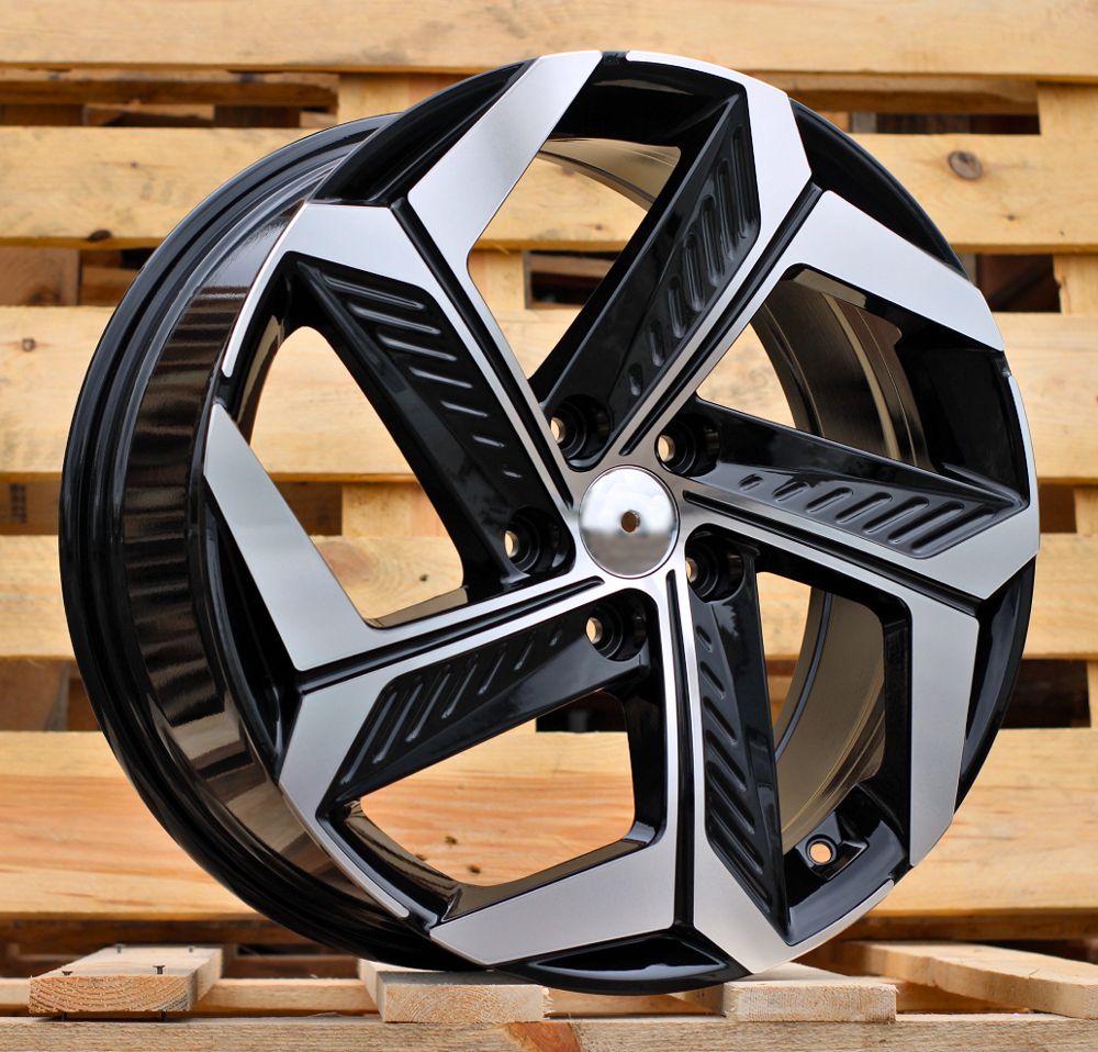  R19x7.5 5X114.3 ET 51 67.1 D1926 (BK1224) Black Polished (MB) For HYUND (K4) (NEW MODEL) 7.5x19 ET51 5x114.3