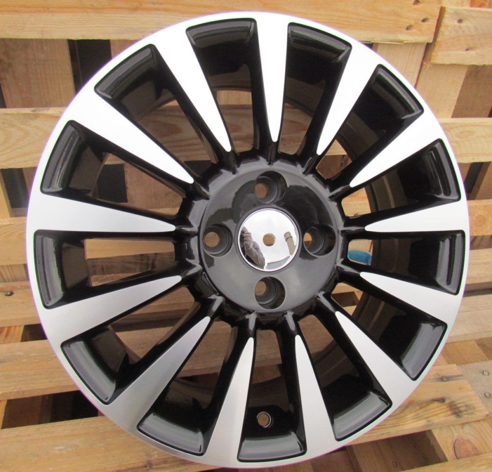  R15x6 4X98 ET 35 58.1 BK743 Black Polished (MB) For FIAT (R) 6x15 ET35 4x98