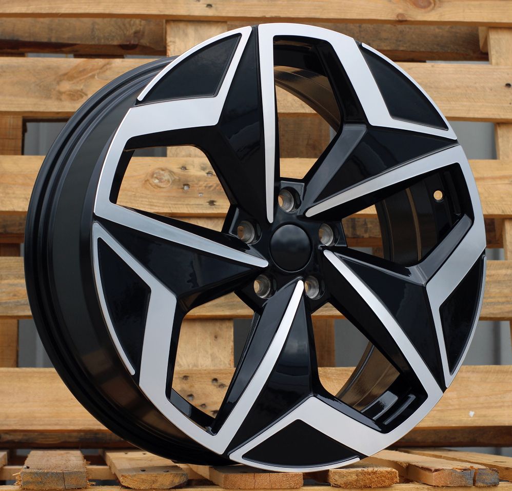  R19x7.5 5X112 ET 50 57.1 I5649 Black Polished (MB) For VW (Z5) (For ID.3) 7.5x19 ET50 5x112