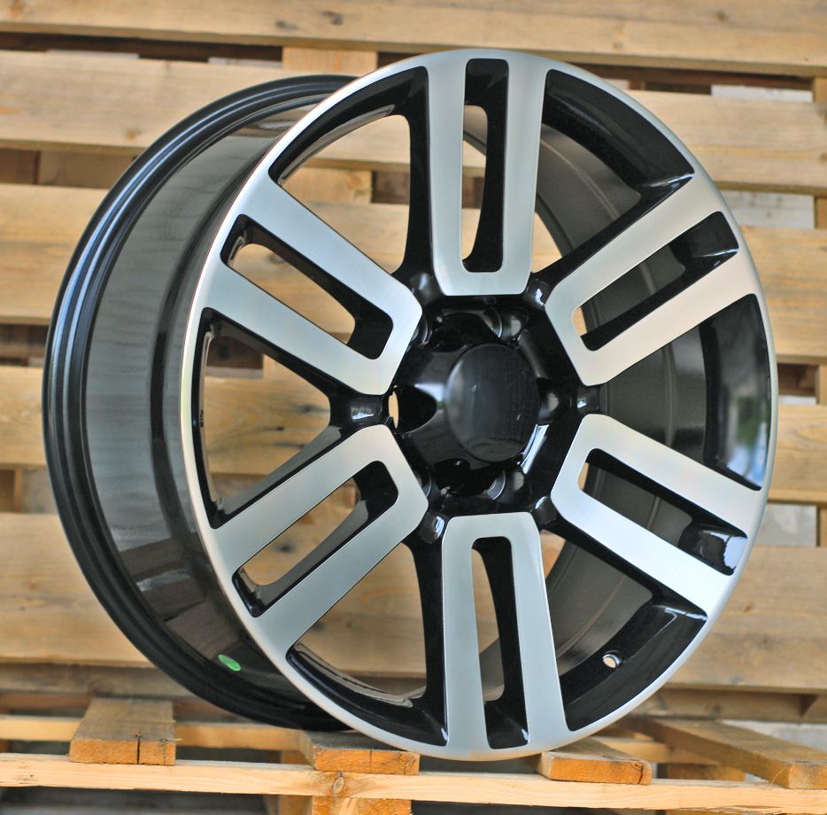  R20x8.5 6X139.7 ET 30 106.1 JT028 Black Polished (MB) For TOYOT (K7) 8.5x20 ET30 6x139.7