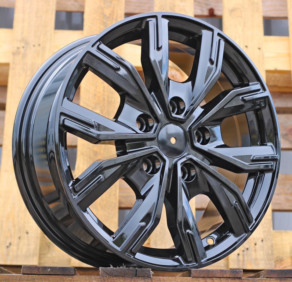 ALU PLATIŠČA R16x6.5 5X120 ET 51 65.1 6408 Black (BL) For VW (L1) (HYBRID FORGED (max 1250kg)) 6.5x16 ET51 5x120