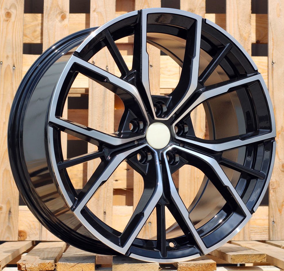 R19x9 5X112 ET 44 66.6 B1667 Black Polished (MB) For BMW (Z2+Z3) (NEW Model BMW 5 (Rear+Front)) 9x19 ET44 5x112
