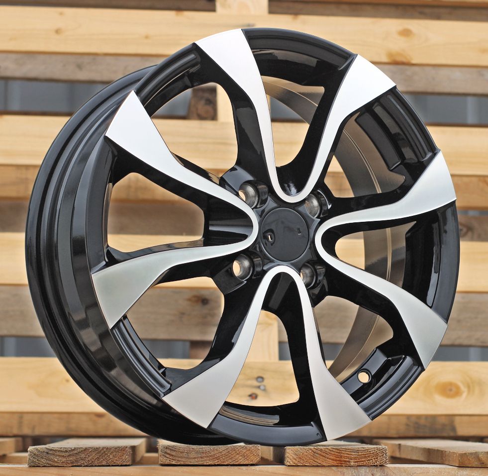  R15x6 4X100 ET 50 60.1 A415 (XFA10) Black Polished (MB) For NISS (P1) 6x15 ET50 4x100