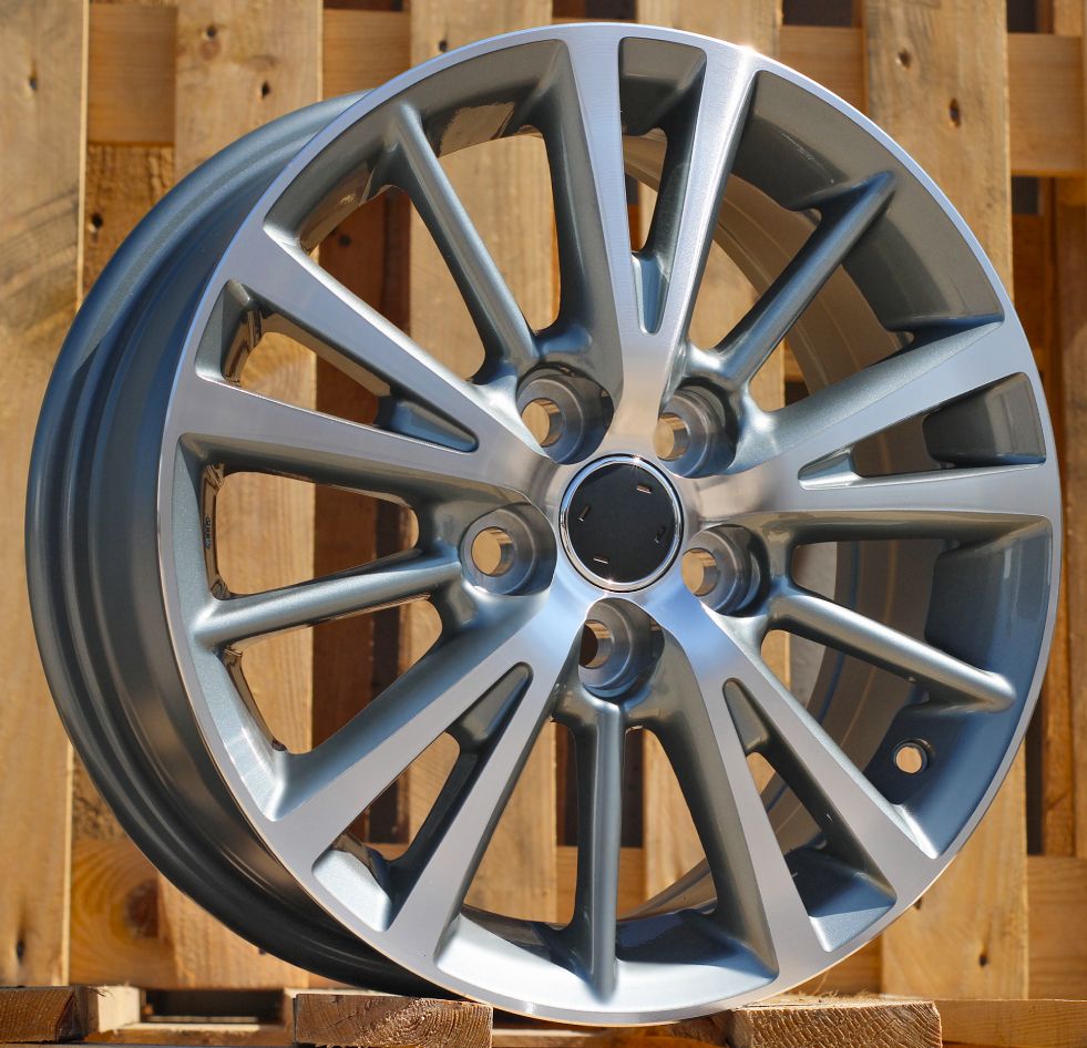  R15x6 5X100 ET 39 54.1 L1051 (IN0099) Grey Polished (MG) For TOYOT (A) 6x15 ET39 5x100