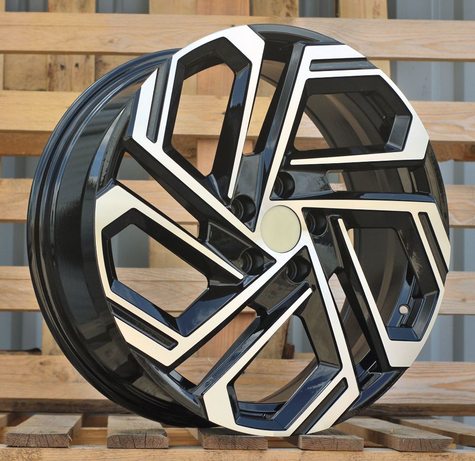  R19x7.5 5X114.3 ET 51 67.1 FBX345 Black Polished (MB) For HYUND (Z6) (HYBRID FORGED) 7.5x19 ET51 5x114.3