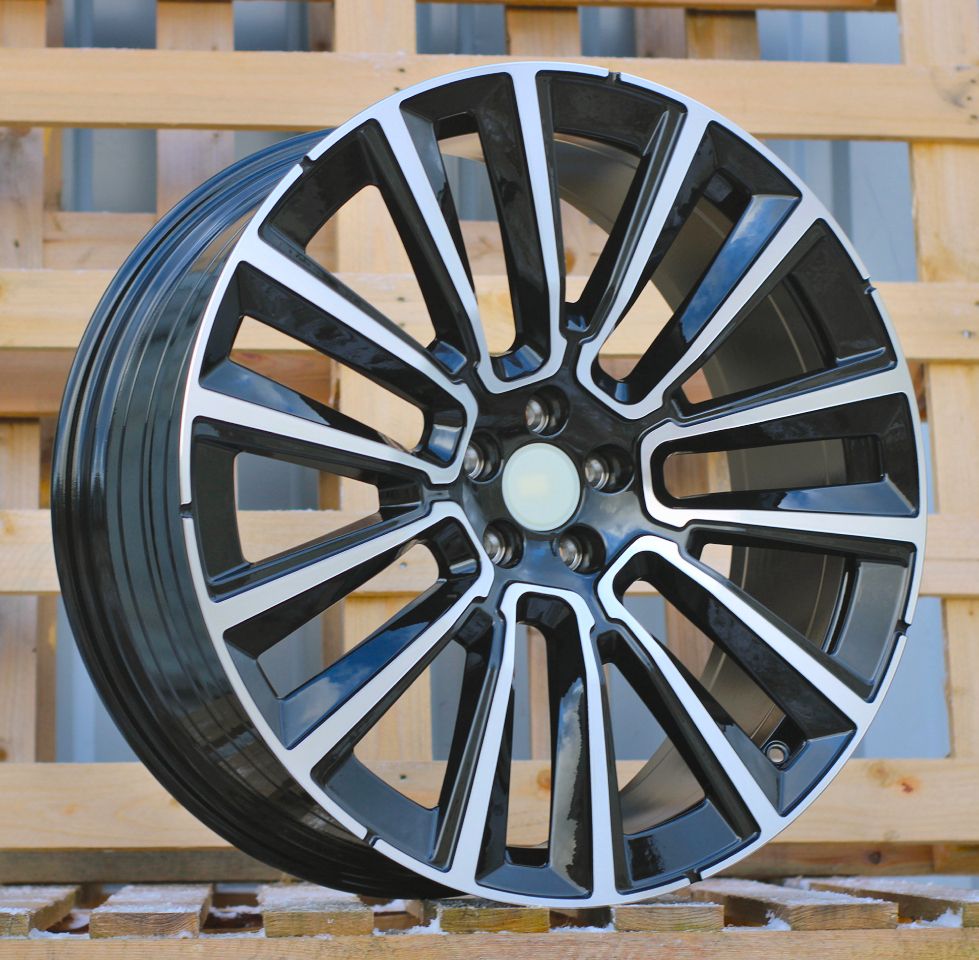  R19x8 5X108 ET 42.5 63.4 YF7076 (3S1341) Black Polished (MB) For VOLVO (M) (HYBRID FORGED) 8x19 ET42.5 5x108
