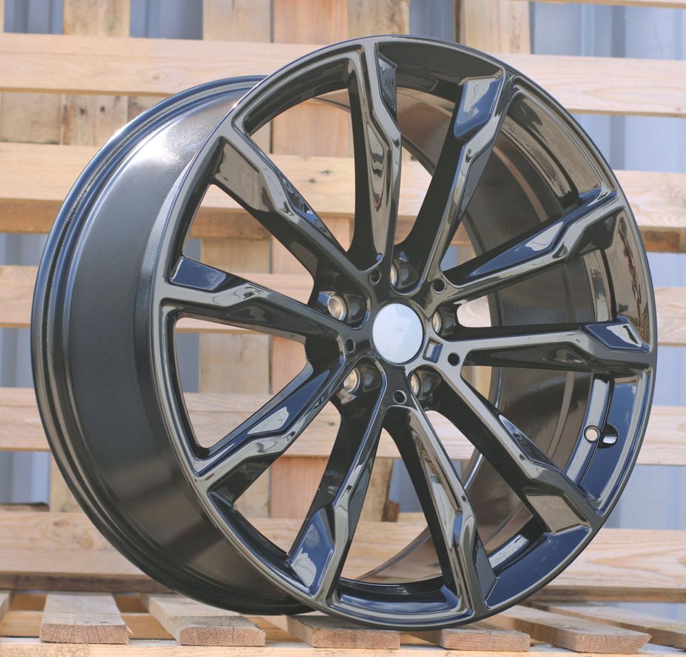  R20x8 5X112 ET 27 66.6 H3263F Black (BL) For BMW (Z6) ((X3) HYBRID FORGED (Rear+Front)) 8x20 ET27 5x112