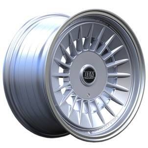 R16x8 4X100 ET 20 57.1 Y1085 Silver Shining+Polished Lip (SSPL) For BMW (P) (HYBRID FORGED) 8x16 ET20 4x100