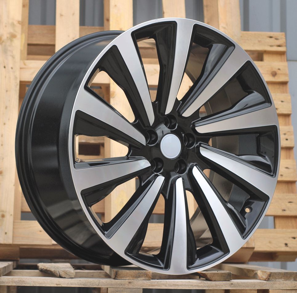 R23x10 5X120 ET 40 72.6 B1756 (H947D) Black Polished (MB) For LAND (Z6) 10x23 ET40 5x120