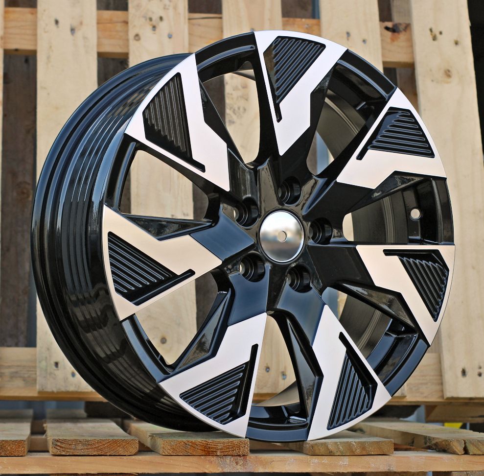  R17x7 5X112 ET 45 66.6 IN3521F Black Polished (MB) For MER (M) (HYBRID FORGED (max 1250kg)) 7x17 ET45 5x112