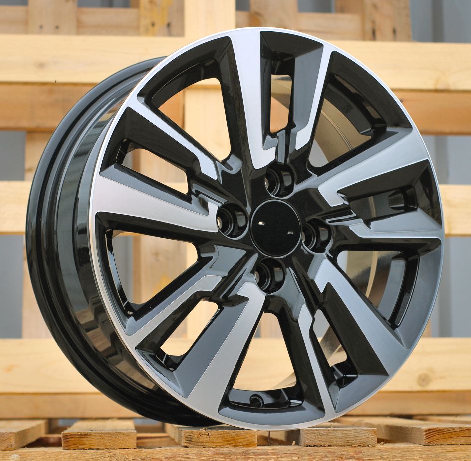  R15x6 4X100 ET 40 60.1 A5831 Black Polished (MB) For NISS (P) 6x15 ET40 4x100