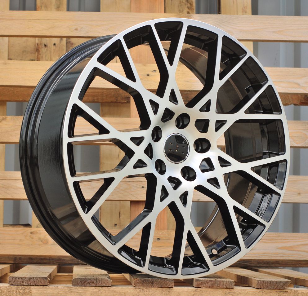  R19x8 5X112 ET 49 57.1 3S1293 Black Polished (MB) For AUD (P) (HYBRID FORGED New Model) 8x19 ET49 5x112
