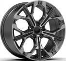 R19x8 5X112 ET 27 66.6 F9735 Black Polished (MB) For BMW (K8) (NEW Model Rear+Front) 8x19 ET27 5x112