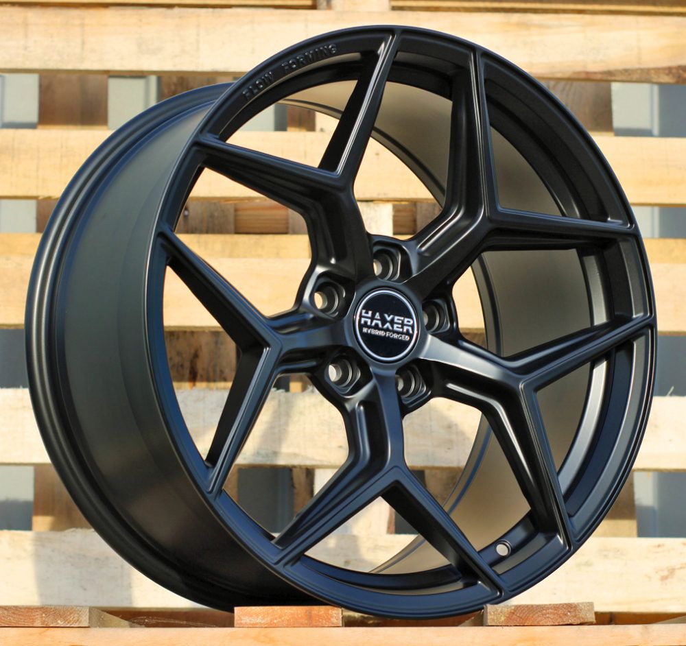 R19x9.5 5X112 ET 40 66.6 HX04F Black Half Matt (BLHM) For HAXER (K4) (HYBRID FORGED (Front+Rear)) 9.5x19 ET40 5x112