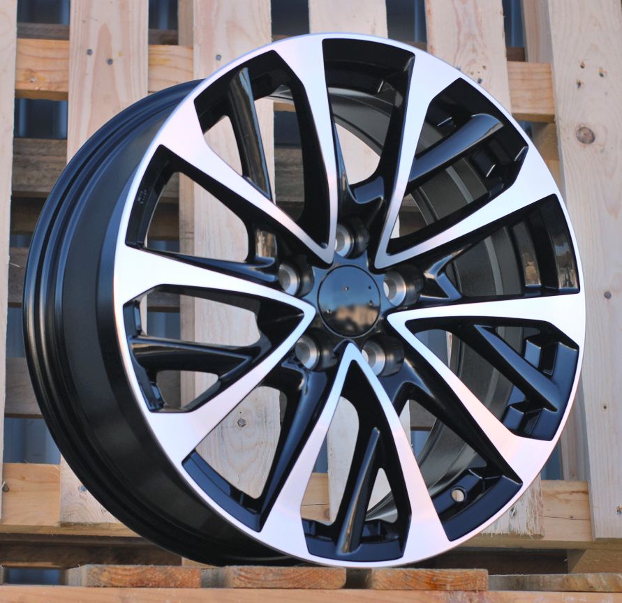 R17x7.5 5X114.3 ET 40 60.1 H3320F Black Polished (MB) For LEX (M) (HYBRID FORGED) 7.5x17 ET40 5x114.3