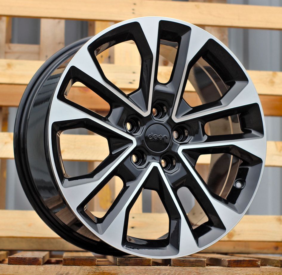  R20x8.5 5X127 ET 50 71.5 A5914 Black Polished (MB) For JEEP (P) 8.5x20 ET50 5x127