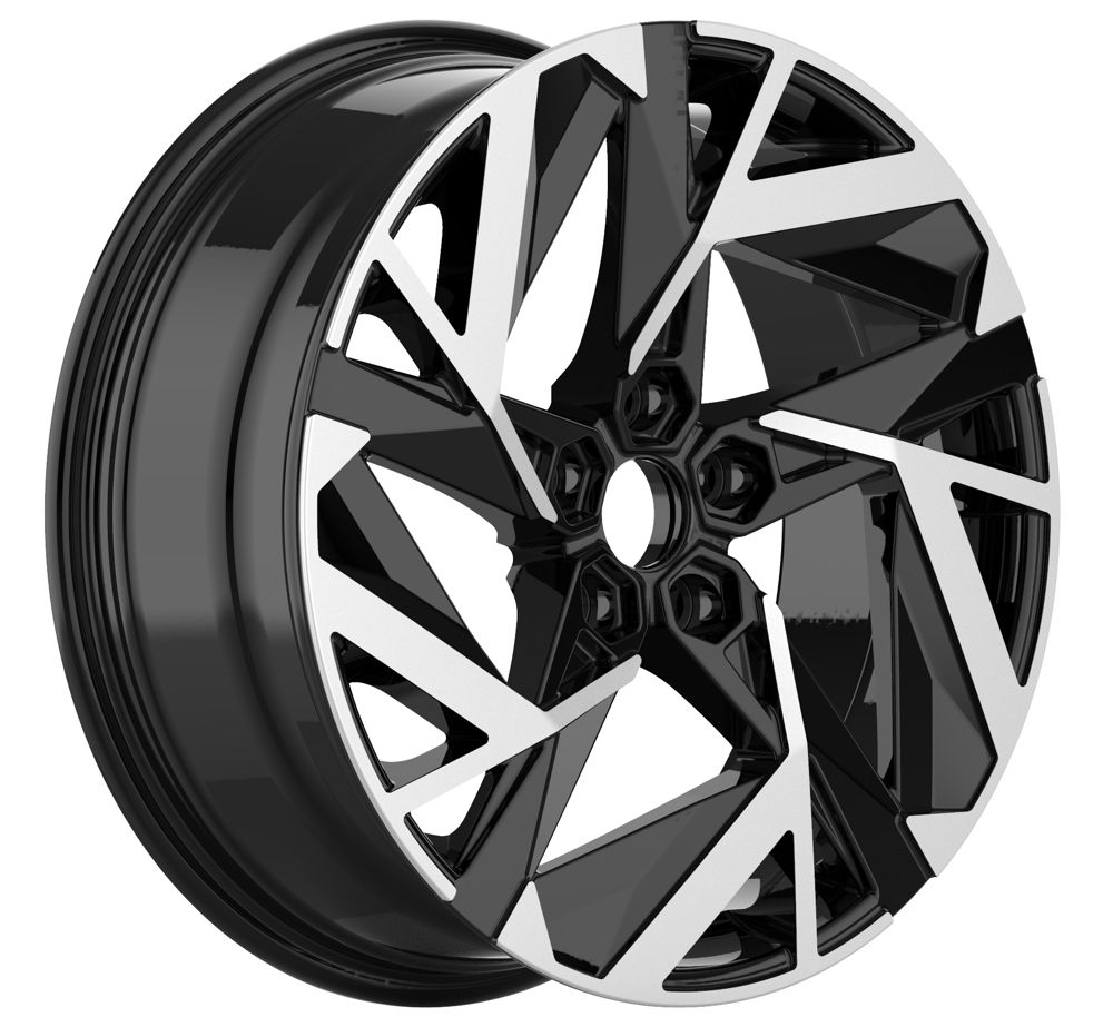  R18x7 5X114.3 ET 35 66.1 Y1379 (IN3640F) Black Polished+Tinted Face (MBTF) For RENAU (K7) (HYBRID FORGED) 7x18 ET35 5x114.3