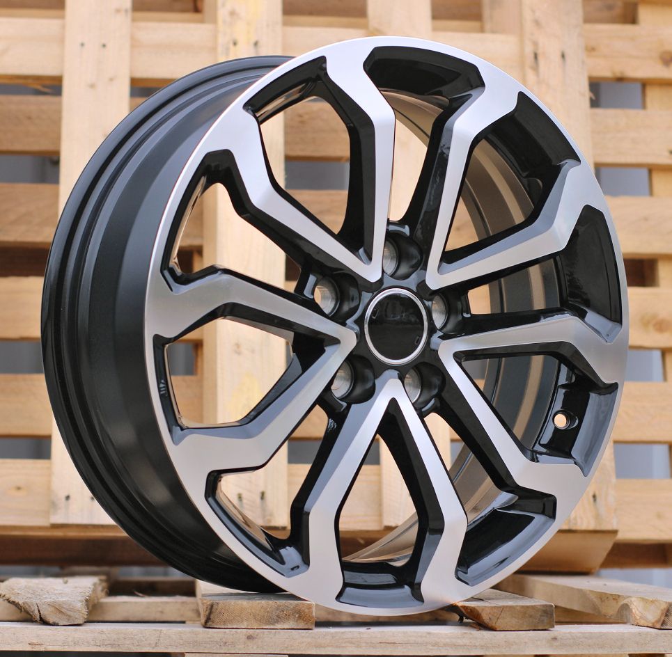  R17x6.5 5X114.3 ET 35 60.1 H3349F Black Polished (MB) For TOYOT (Z3) (HYBRID FORGED Corolla Cross) 6.5x17 ET35 5x114.3