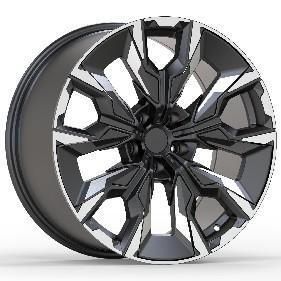 ALU PLATIŠČA R21x10 5X112 ET 46 66.6 A5915 Black Polished (MB) For BMW (P) (NEW 5 Series VIII / i5 (G60/G61/G68) Front+Rear) 10x21 ET46 5x112